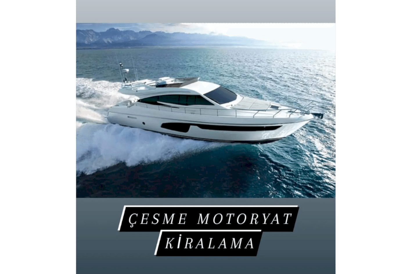 Nirvana Çeşme Tekne Turu Motoyat Kiralama